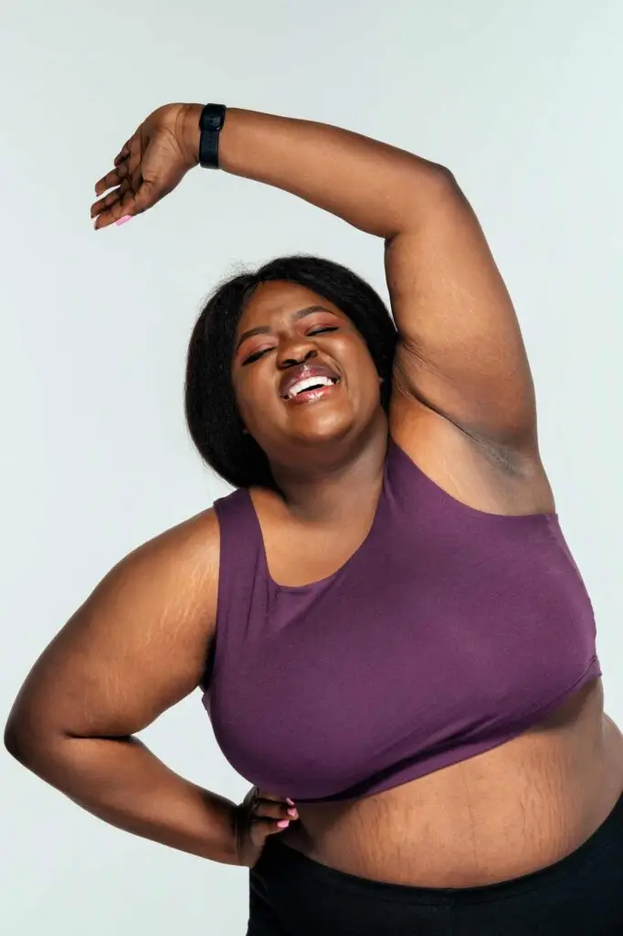 A Black Woman Performing Yoga for Wellness BRK Ujima